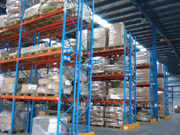 High Density Storage System Heavy Duty Pallet Racking , Pallet Storage Racks