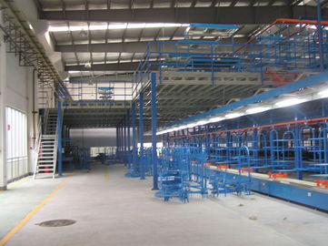 Çift / Üçlü Düzeyleri, 500kg ile Mavi / Gri Endüstriyel Asma Kat - 1000kg