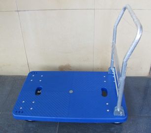 mavi / gri, kapasite 150kg ile lojistik centra katlanabilir plastik arabası