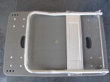 mavi / gri, kapasite 150kg ile lojistik centra katlanabilir plastik arabası
